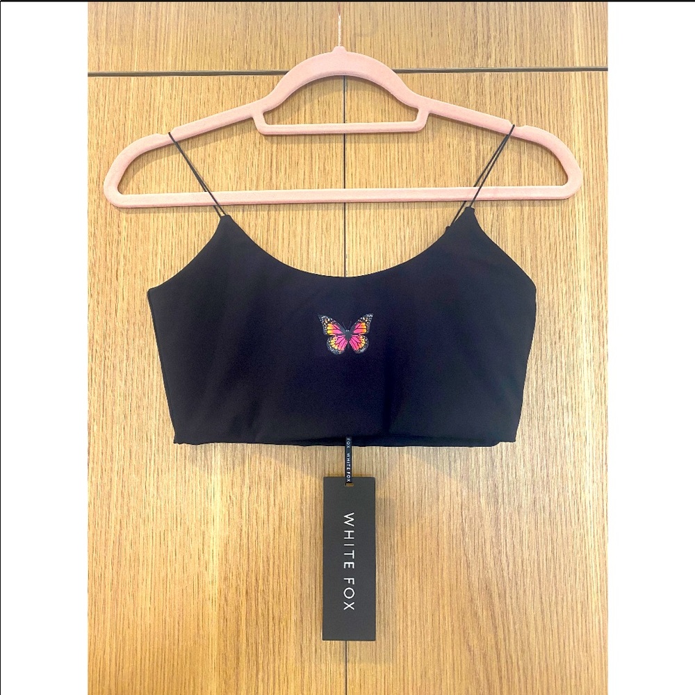 Black crop top